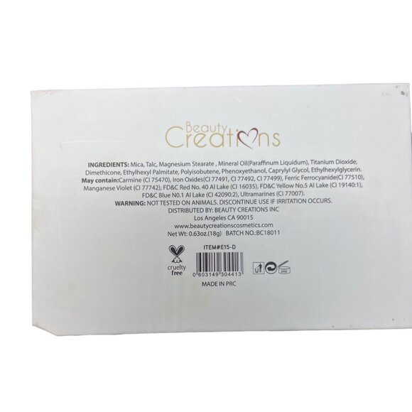 Beauty Creations Esmeralda II Eyeshadow Palette Eye Make-up Shimmer Matte Shades - Picture 5 of 7